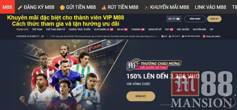 Khuyến mãi đặc biệt cho thành viên VIP M88: Cách thức tham gia và tận hưởng ưu đãi