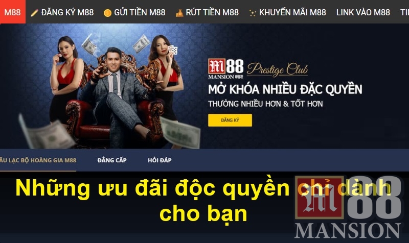 Khuyến mãi đặc biệt cho thành viên VIP M88: Những ưu đãi độc quyền chỉ dành cho bạn